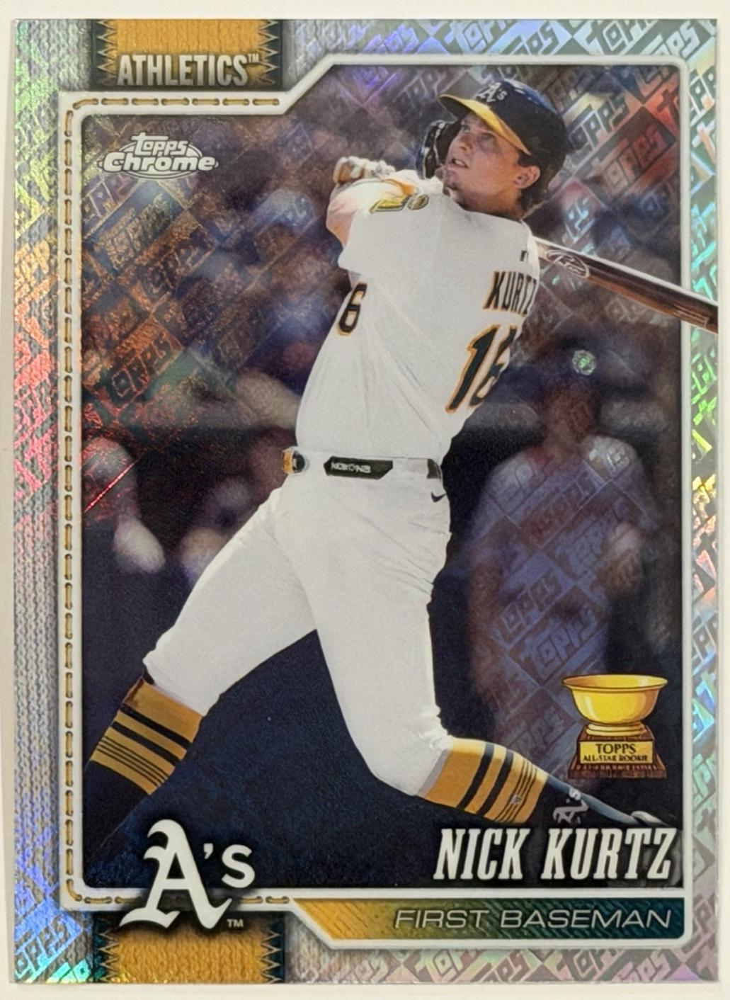 Nick Kurtz #250 2026 Topps Chrome Logofractor Baseball