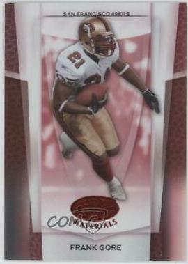 Frank Gore #67 2007 Leaf Certified Materials Football