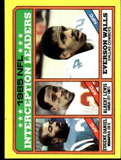 Eugene Daniel / Albert Lewis / Everson Walls