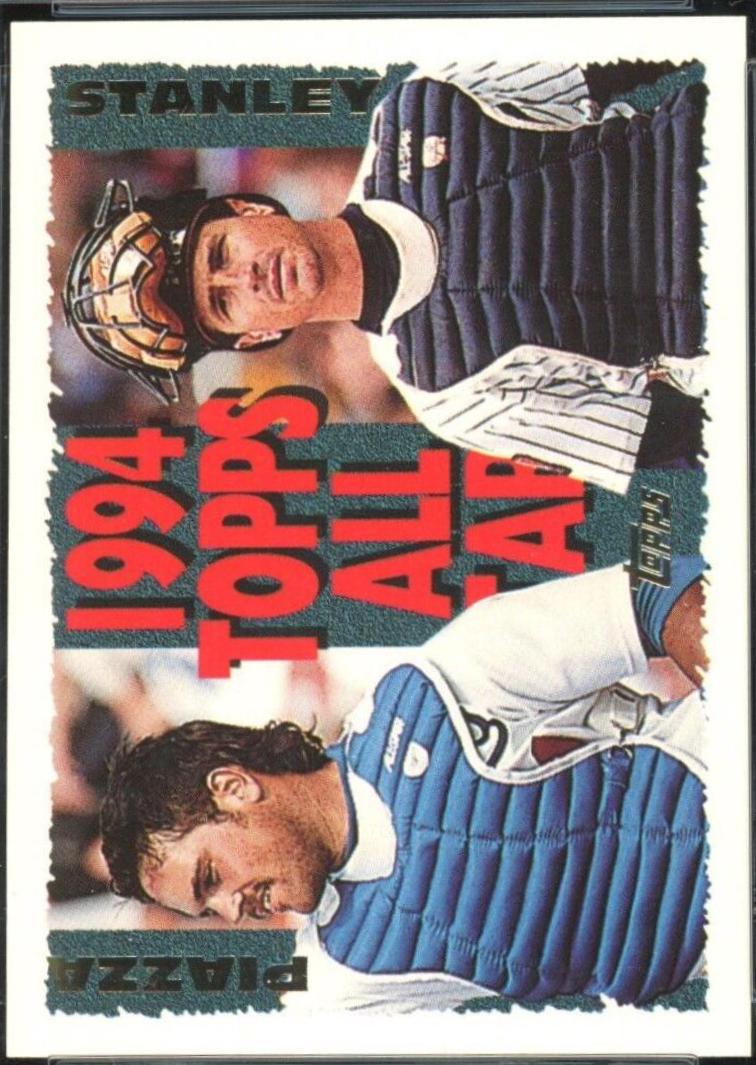 Mike Piazza, Mike Stanley #391 Baseball Cards 1995 Topps