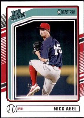 Mick Abel #121 Baseball Cards 2024 Donruss