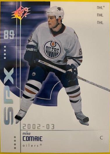 Mike Comrie #32 Hockey Cards 2002 SPx