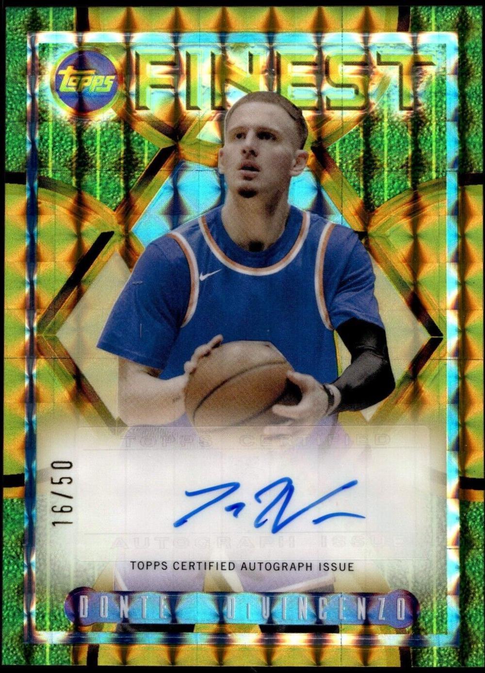 Donte DiVincenzo [Gold Geometric Refractor] #FLA-DD