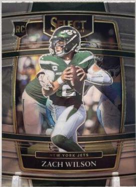 Zach Wilson #44 Football Cards 2021 Panini Select