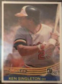 Ken Singleton #610 Cover Art