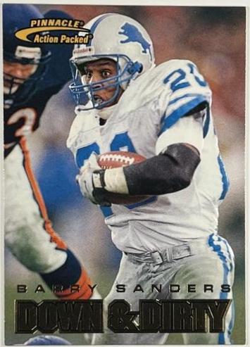 Barry Sanders #115 1997 Action Packed Football