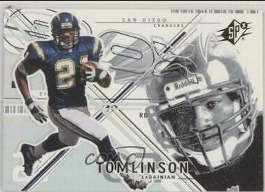 LaDainian Tomlinson #45 Football Cards 2002 Spx