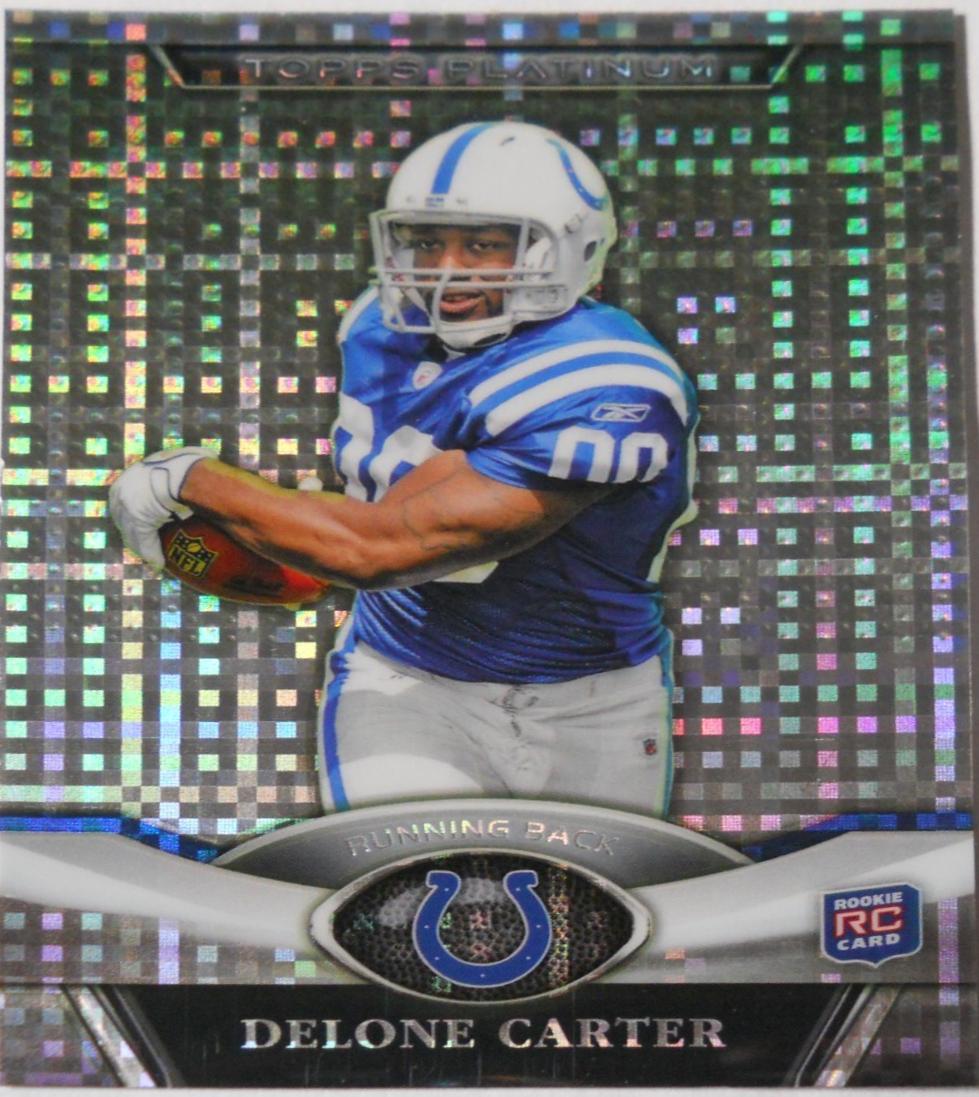 Delone Carter #91 2011 Topps Platinum Football