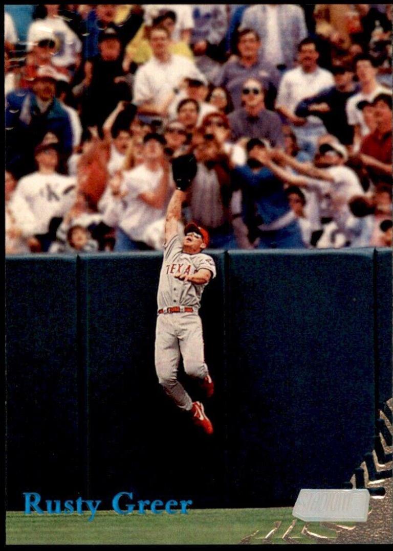 Rusty Greer #7 Baseball Cards 1998 Stadium Club