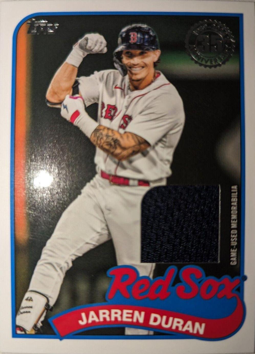 Jarren Duran #89BR-JD 2024 Topps 1989 Relic Baseball