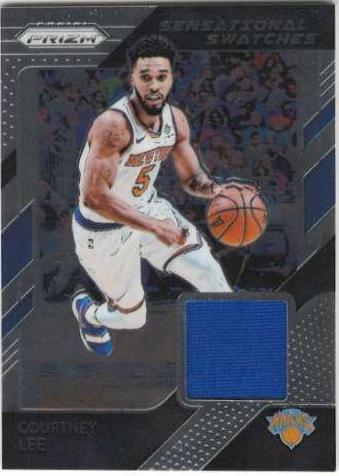 Courtney Lee #4 Basketball Cards 2018 Panini Prizm Sensational Swatches