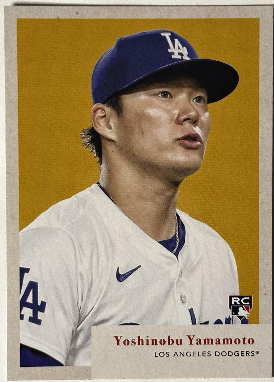 Yoshinobu Yamamoto #53W-21 Baseball Cards 2024 Topps Archives 1953 Who-Z-At Star