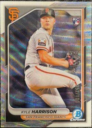 Kyle Harrison [Wave Refractor] #84