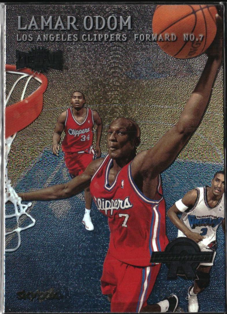 Lamar Odom #151 Basketball Cards 1999 Metal