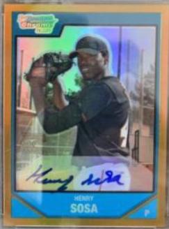 Henry Sosa [Gold Refractor Autograph] #BC244