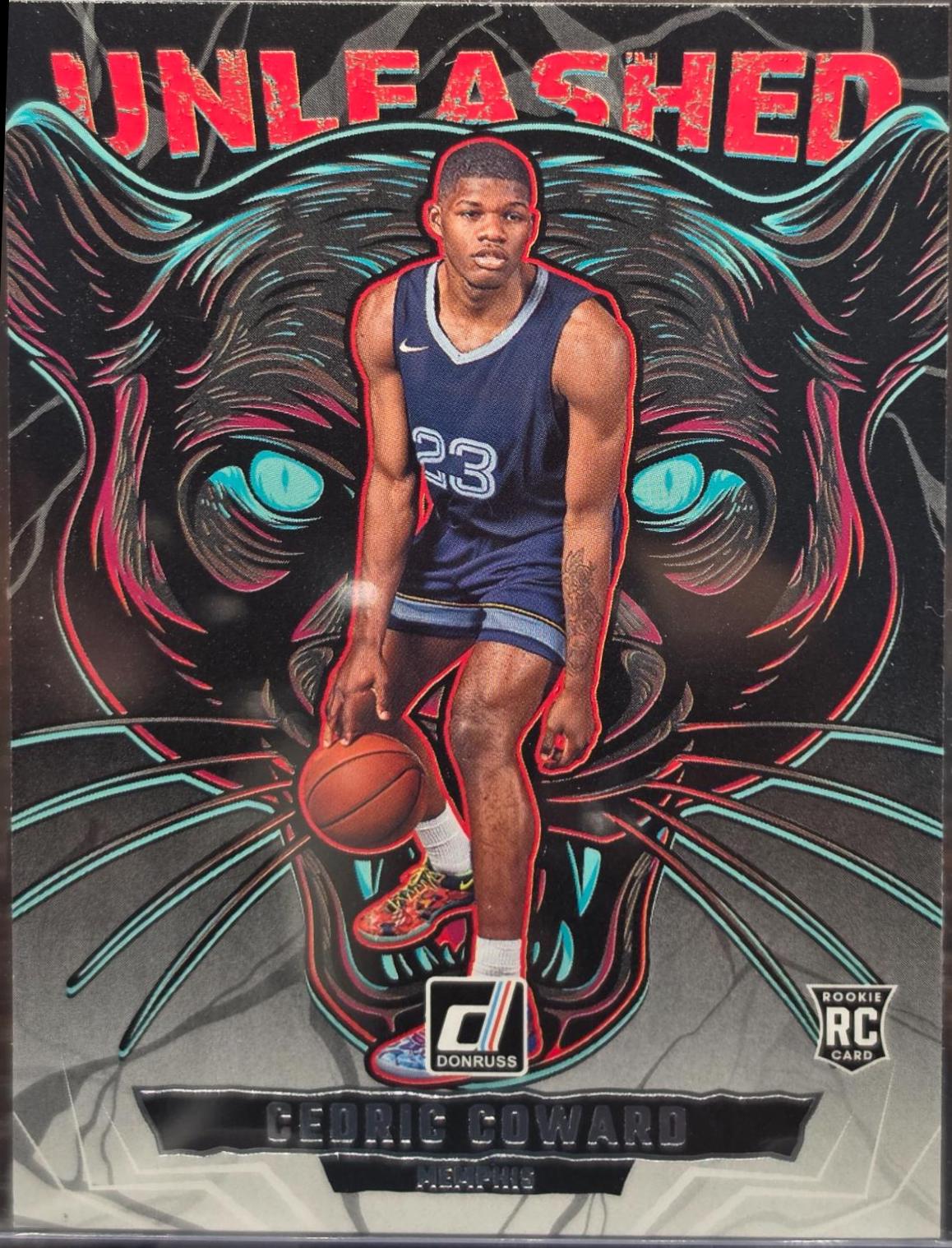 Cedric Coward #6 2025 Panini Donruss Unleashed Basketball
