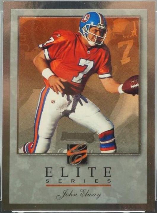 John Elway #10 Football Cards 1996 Panini Donruss Elite
