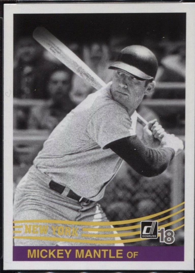 Mickey Mantle #254 2018 Panini Donruss Baseball