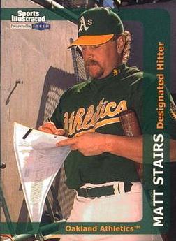 Matt Stairs #96 Baseball Cards 1999 Sports Illustrated