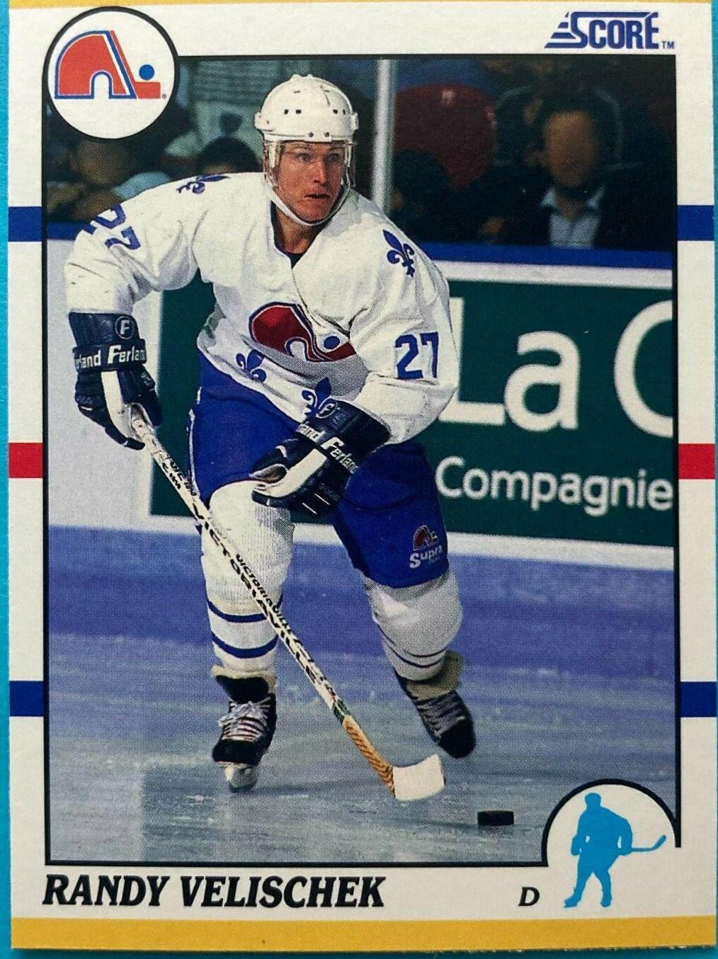 Randy Velischek #64T Hockey Cards 1990 Score Rookie Traded