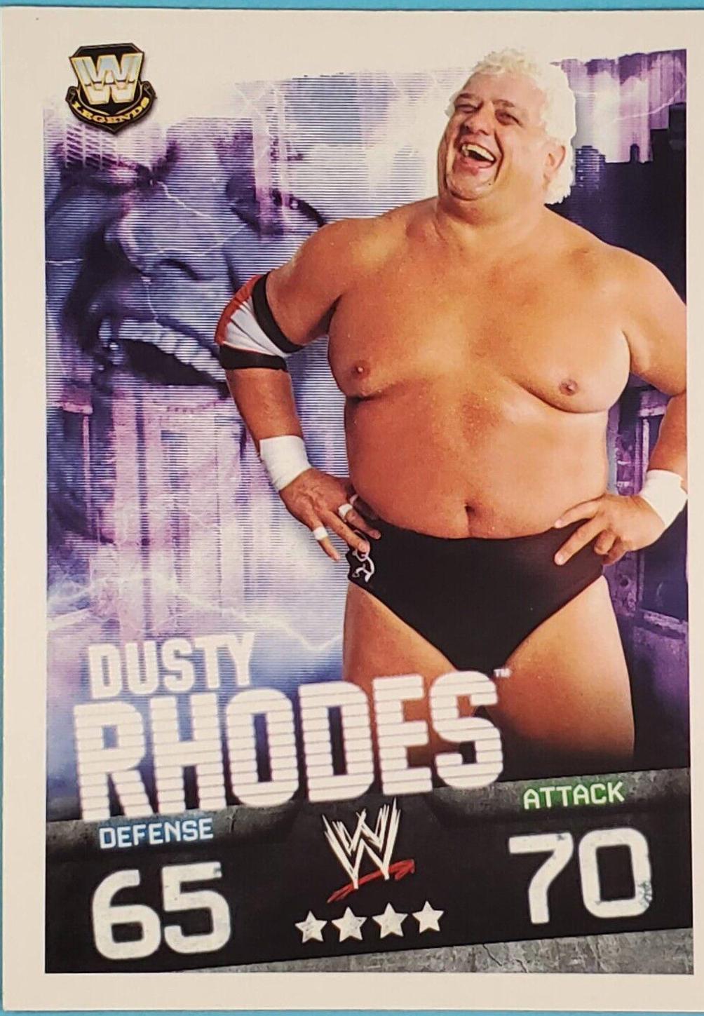 Dusty Rhodes Wrestling Cards 2009 Topps WWE Slam Attax