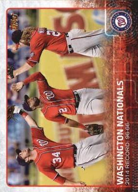 Washington Nationals #160 Baseball Cards 2015 Topps Limited