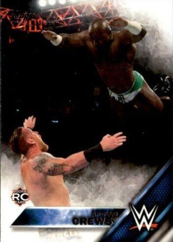Apollo Crews #103 Wrestling Cards 2016 Topps WWE Then Now Forever