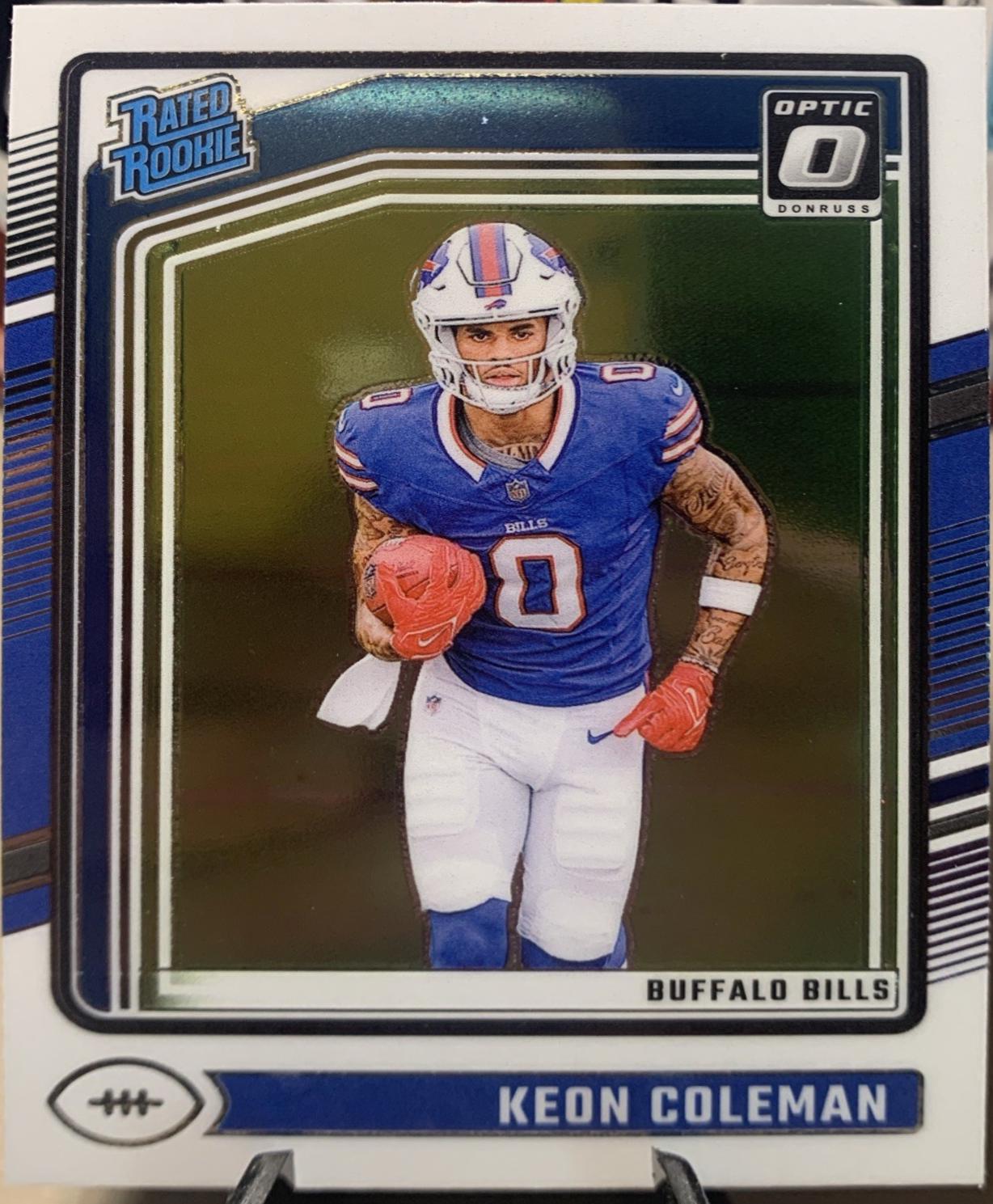 Keon Coleman #263 Football Cards 2024 Panini Donruss Optic