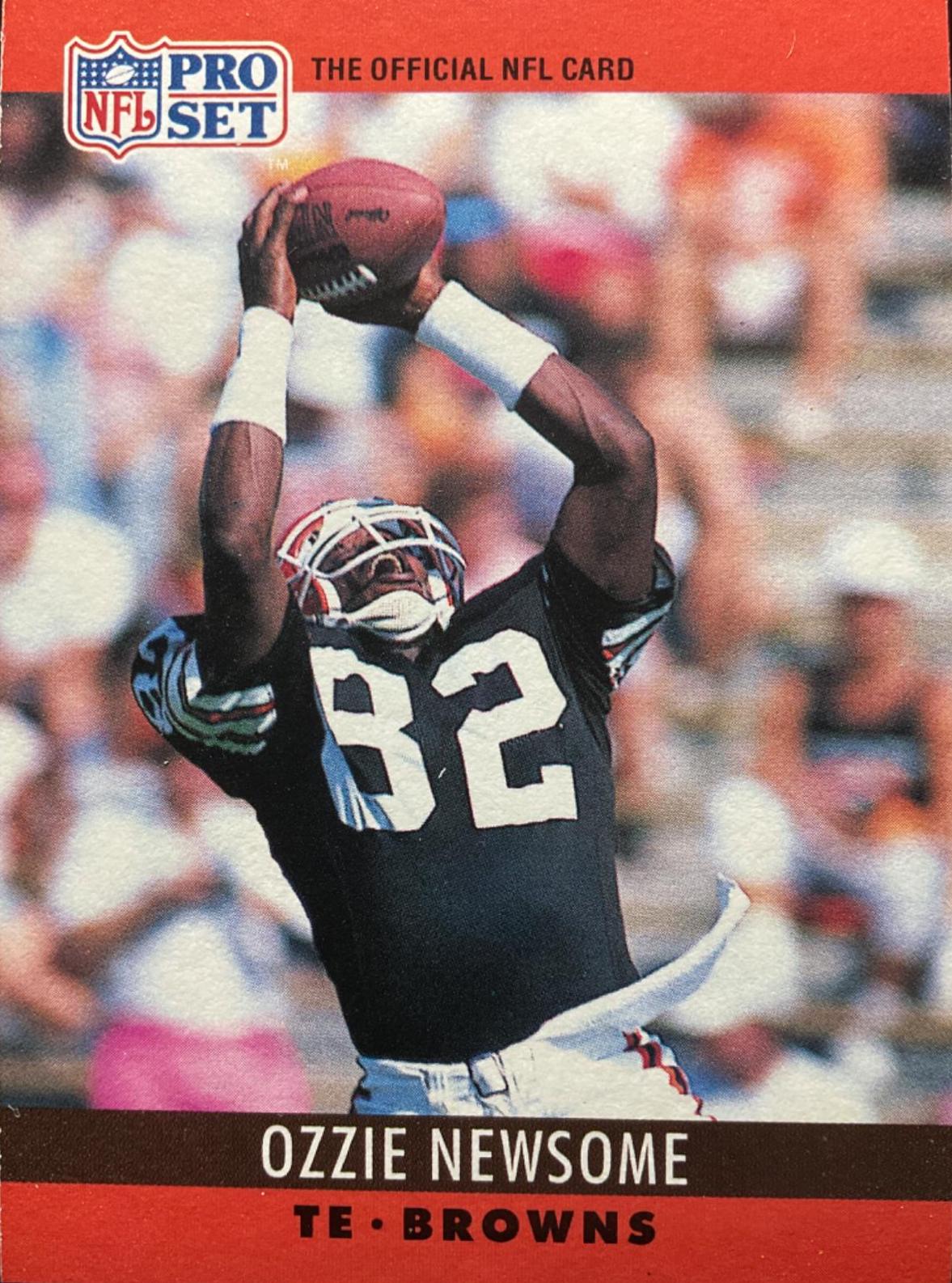 Ozzie Newsome #75 Football Cards 1990 Pro Set