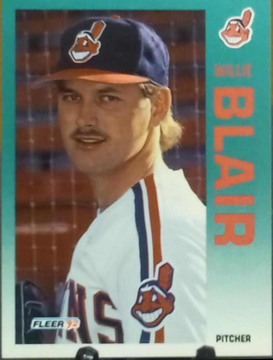 Willie Blair #106 Baseball Cards 1992 Fleer