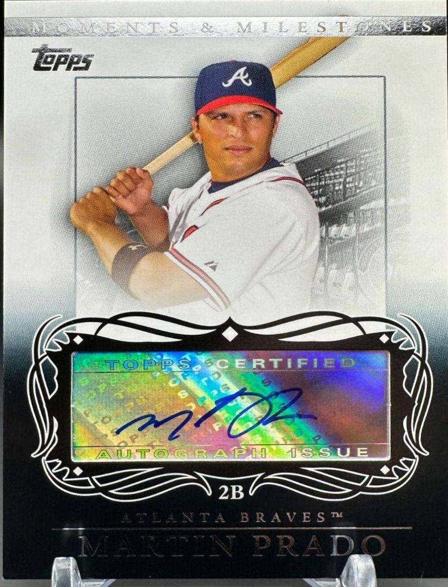 Martin Prado #MA-MP Baseball Cards 2007 Topps Moments & Milestones Autographs