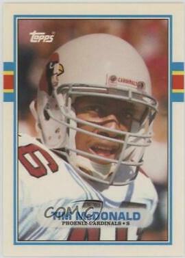 Tim McDonald #21T Football Cards 1989 Topps Traded