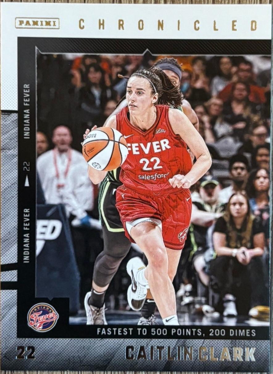 Caitlin Clark #23 2025 Panini Caitlin Clark Chronicled Basketball