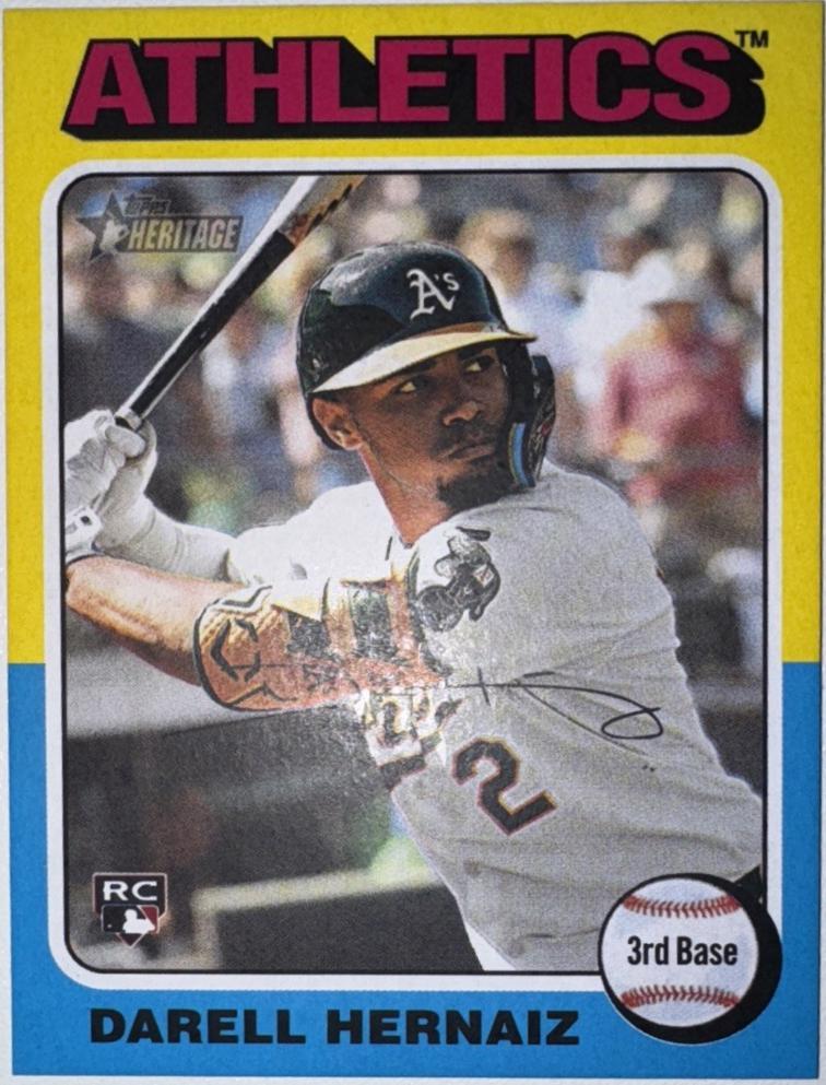 Darell Hernaiz #670 Baseball Cards 2024 Topps Heritage Mini