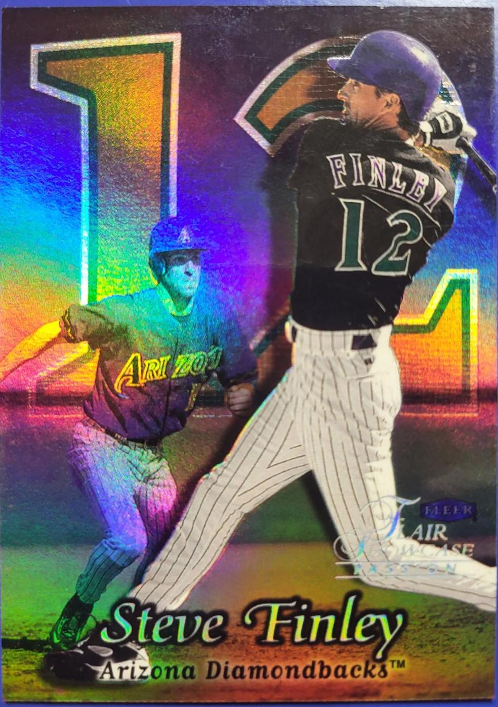 Steve Finley #2 ROW SEAT 117 Baseball Cards 1999 Fleer