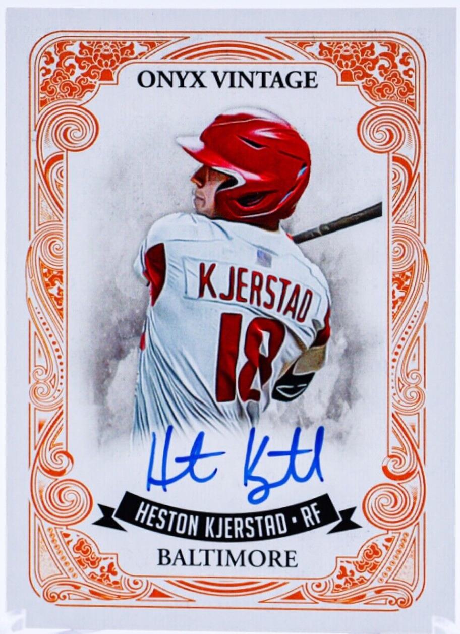 Heston Kjerstad #VAHK 2021 Onyx Vintage Baseball