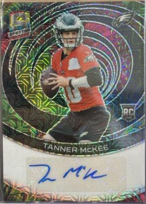 Tanner McKee #20 Football Cards 2023 Panini Spectra Rookie Autograph Meta