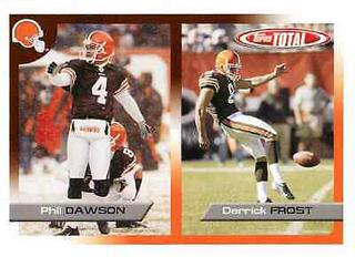 Phil Dawson, Derrick Frost