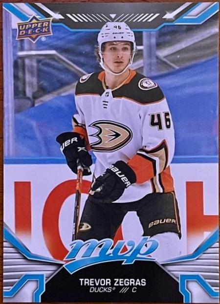 Trevor Zegras #199 Hockey Cards 2022 Upper Deck MVP