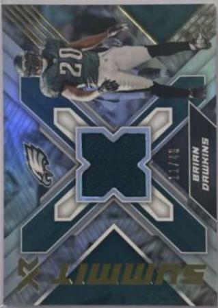 Brian Dawkins #SS-14 Football Cards 2022 Panini XR Summit Swatches