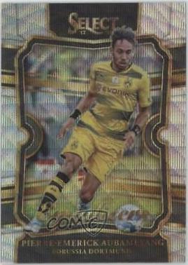 Pierre Emerick Aubameyang #EQ-5 Soccer Cards 2017 Panini Select Equalizers