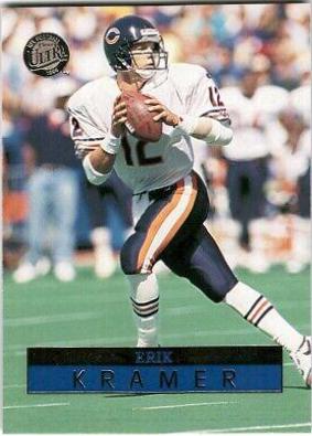 Erik Kramer #24 Football Cards 1996 Ultra