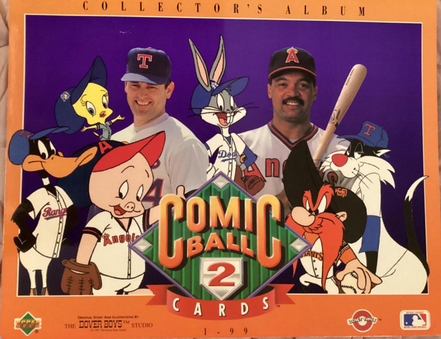 Complete Set 1 Baseball Cards 1991 Upper Deck Comic Ball 2