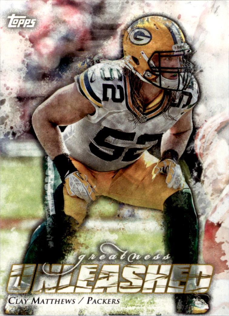 Clay Matthews #GU-CM Football Cards 2014 Topps Greatness Unleashed