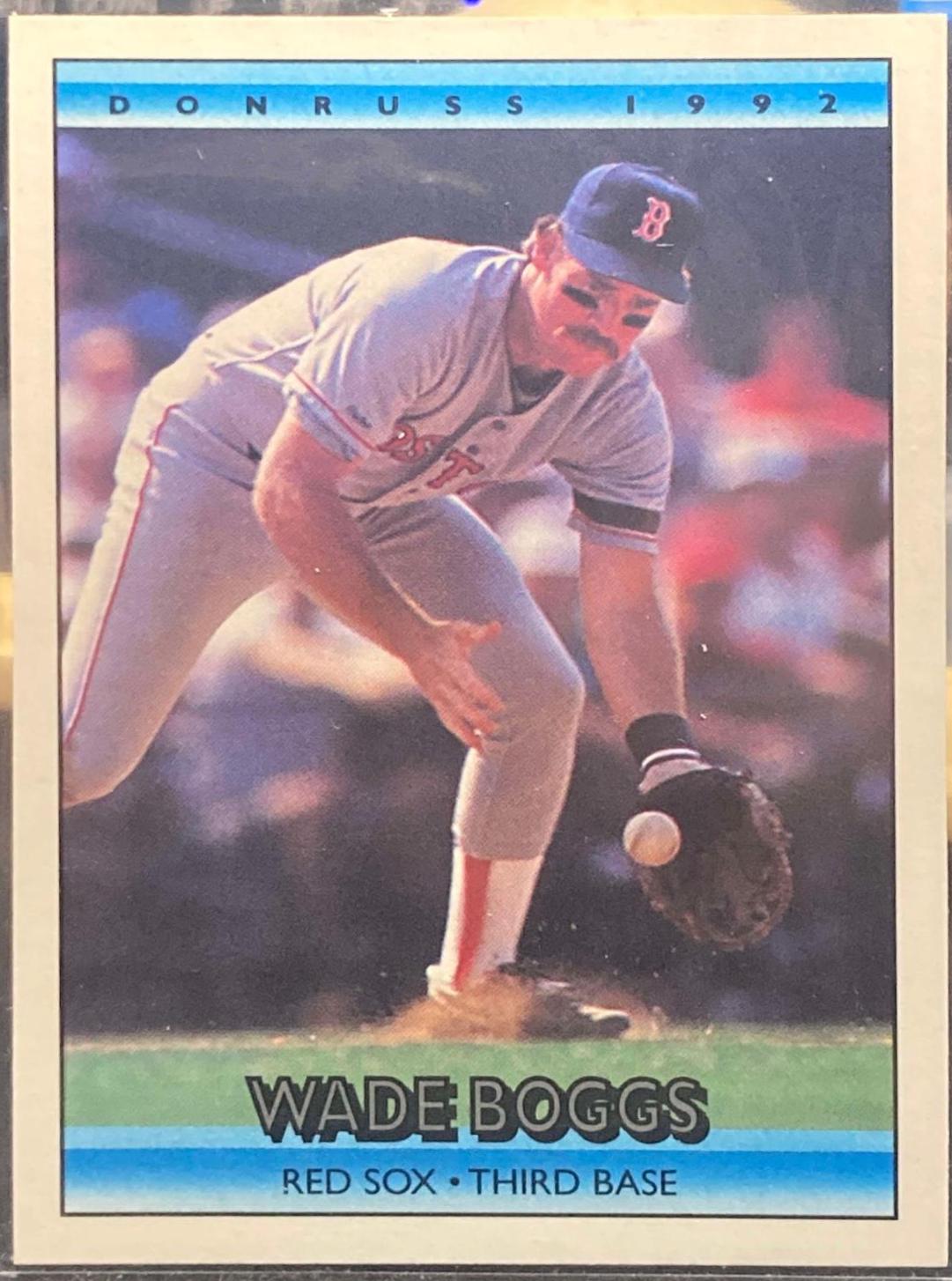 Wade Boggs #1 Baseball Cards 1992 Panini Donruss Previews