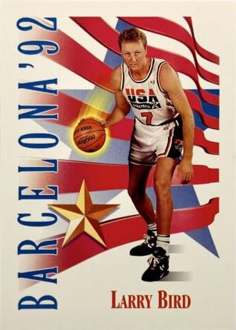 Larry Bird #531 Basketball Cards 1992 Skybox Olympic Team