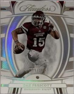 Dak Prescott #9 Football Cards 2023 Panini Flawless Collegiate