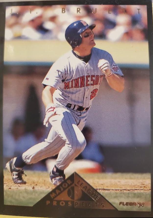 J. T. Bruett #8 Baseball Cards 1993 Fleer Major League Prospects