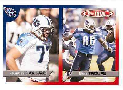 Justin Hartwig / Ben Troupe #150 2005 Topps Total Football