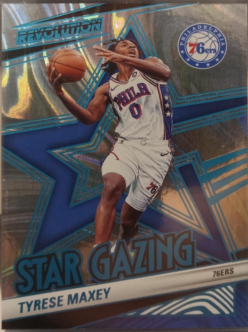 Tyrese Maxey [Teal Swirl] #1